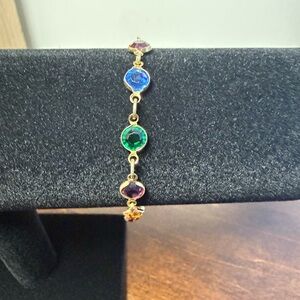 Austrian Crystal 7 Inch C-clasp Smaller Crystals